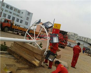 甘肅廣場(chǎng)高桿燈-甘肅鄂爾多斯