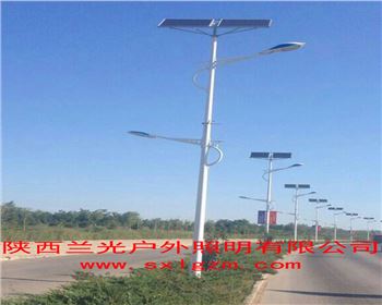 雙臂太陽能路燈-內蒙古烏海市戶外照明工程 雙臂太陽能路燈-內蒙古烏海市戶外照明工程