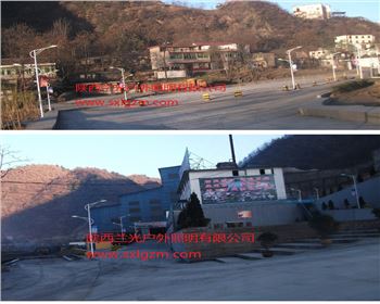 8米雙臂市電路燈-陜西省商洛市廠區內部景觀燈 8米雙臂市電路燈-陜西省商洛市廠區內部景觀燈